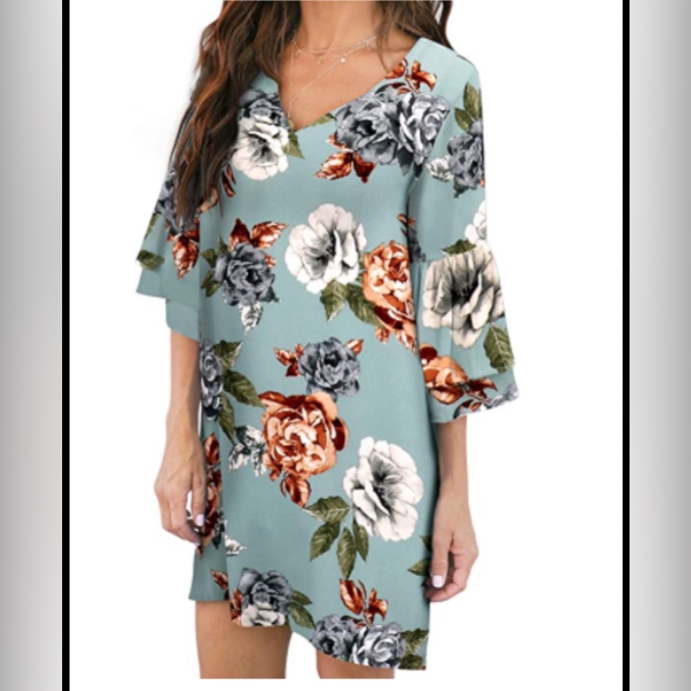 Belongsci Bell Sleeve Dress